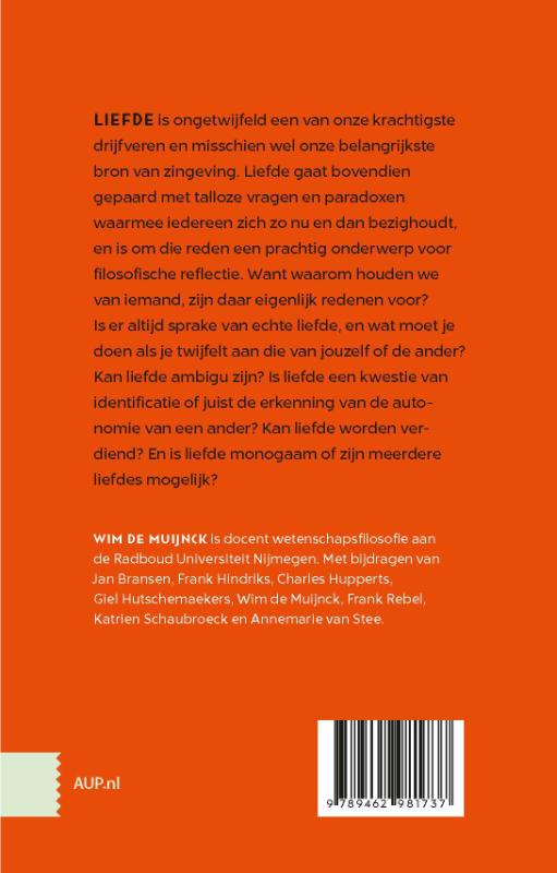Achterkant van De liefdesparadox