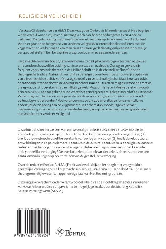Achterkant van Religie in conflict