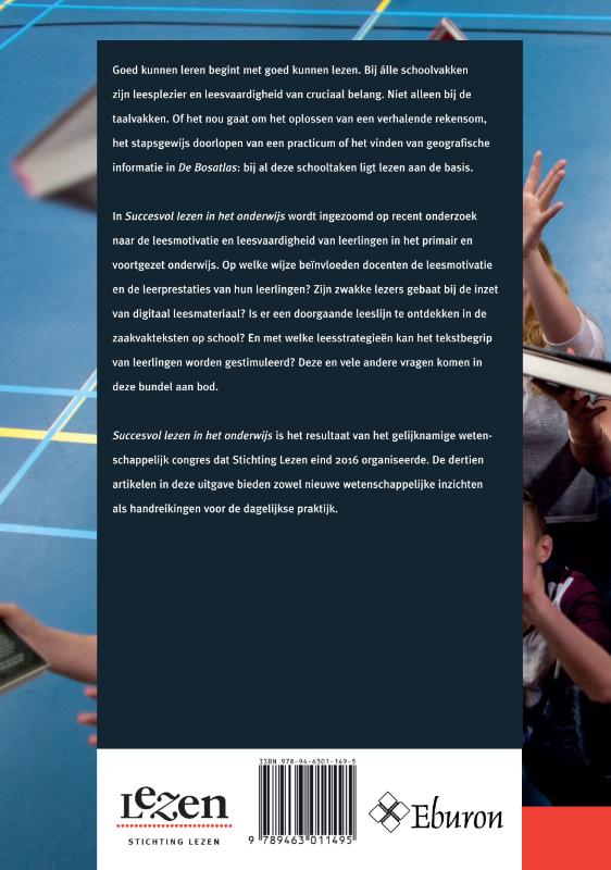 Achterkant van Succesvol lezen in het onderwijs