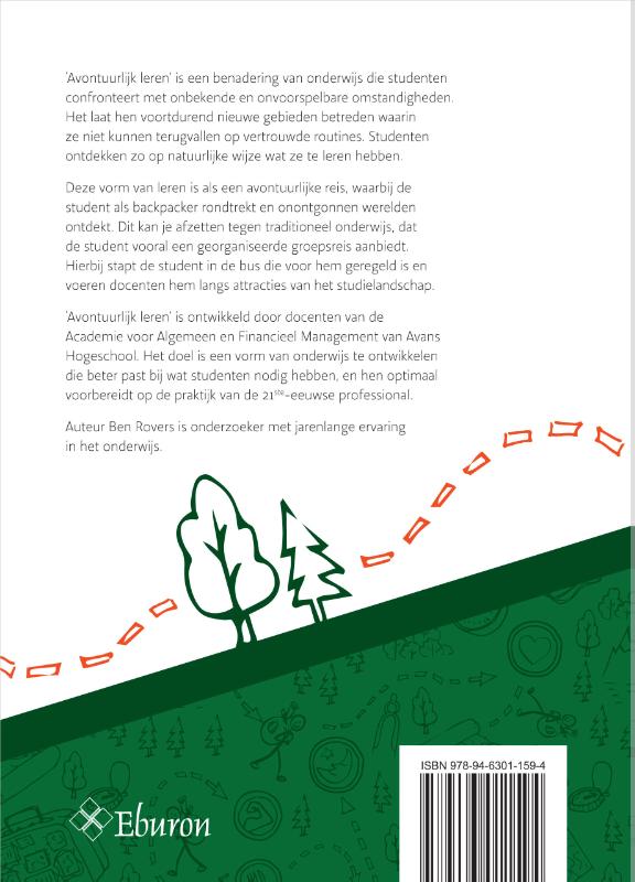 Achterkant van Als helden op reis