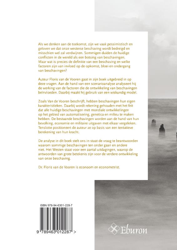Achterkant van Opkomst en ondergang van beschavingen