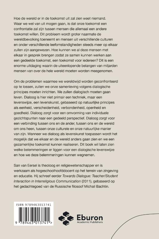Achterkant van Dialoog als levenskunst
