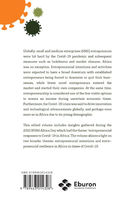 Achterkant van Entrepreneurial Responses to Covid-19 in Africa
