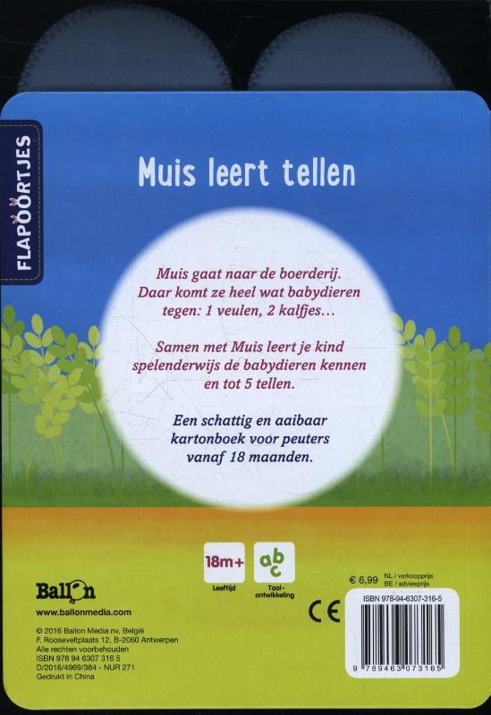 Achterkant van Muis leert tellen