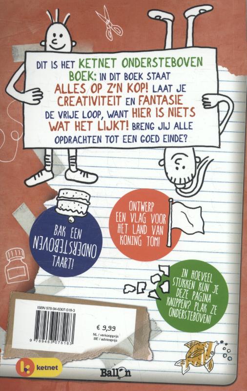Achterkant van Het Ketnet ondersteboven boek