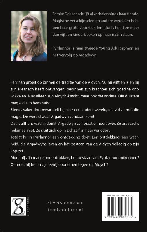 Achterkant van Bloed van Aldych