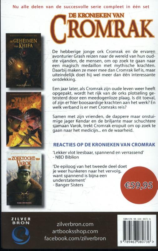 Achterkant van De kronieken van Cromrak set 3 delen