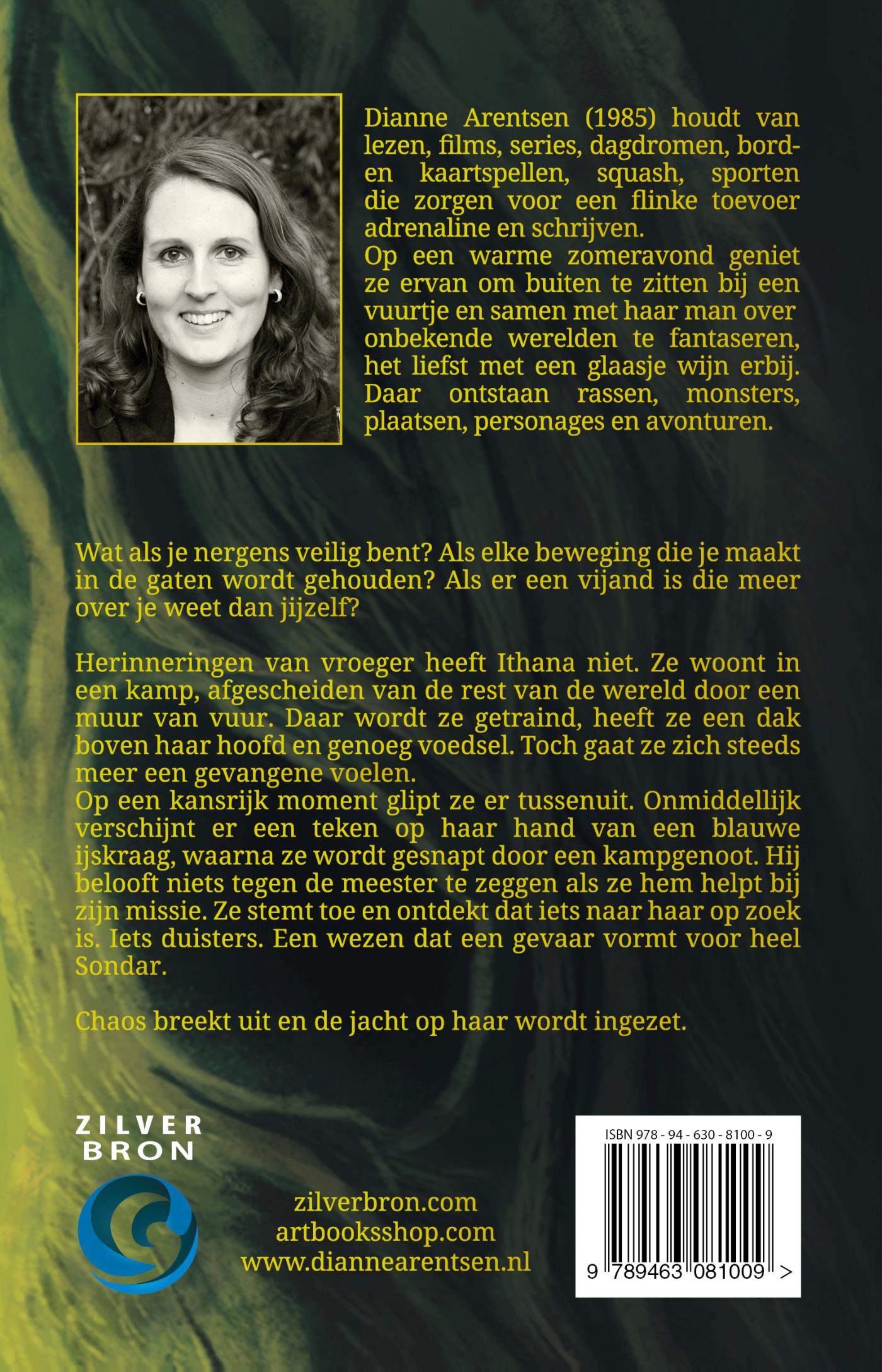 Achterkant van Ithana