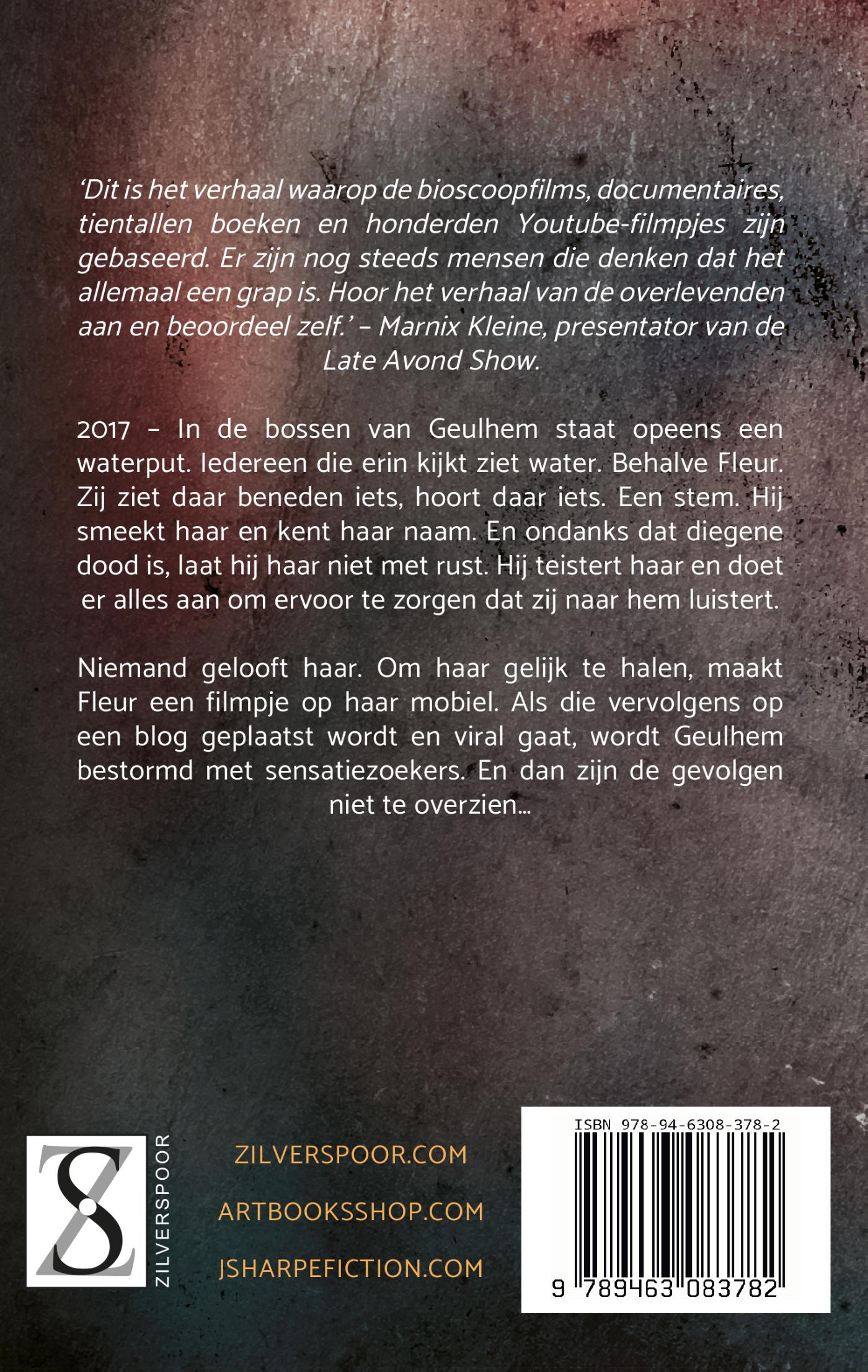 Achterkant van Uit de duisternis