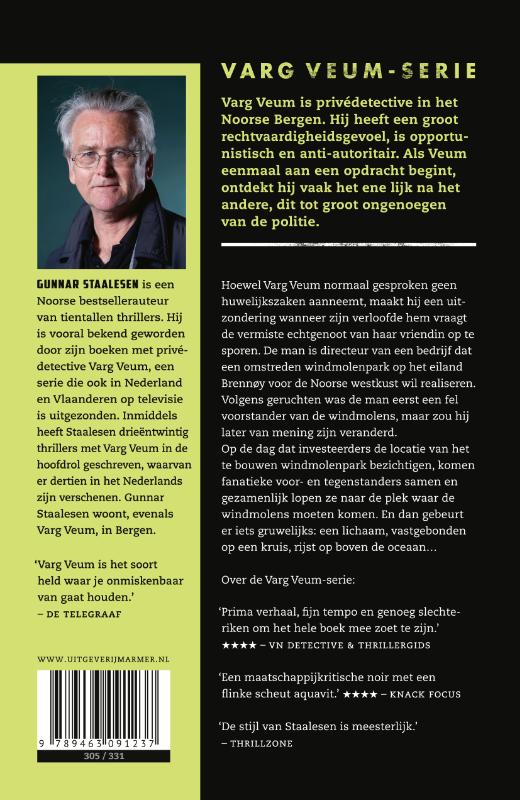 Achterkant van We zullen wind erven