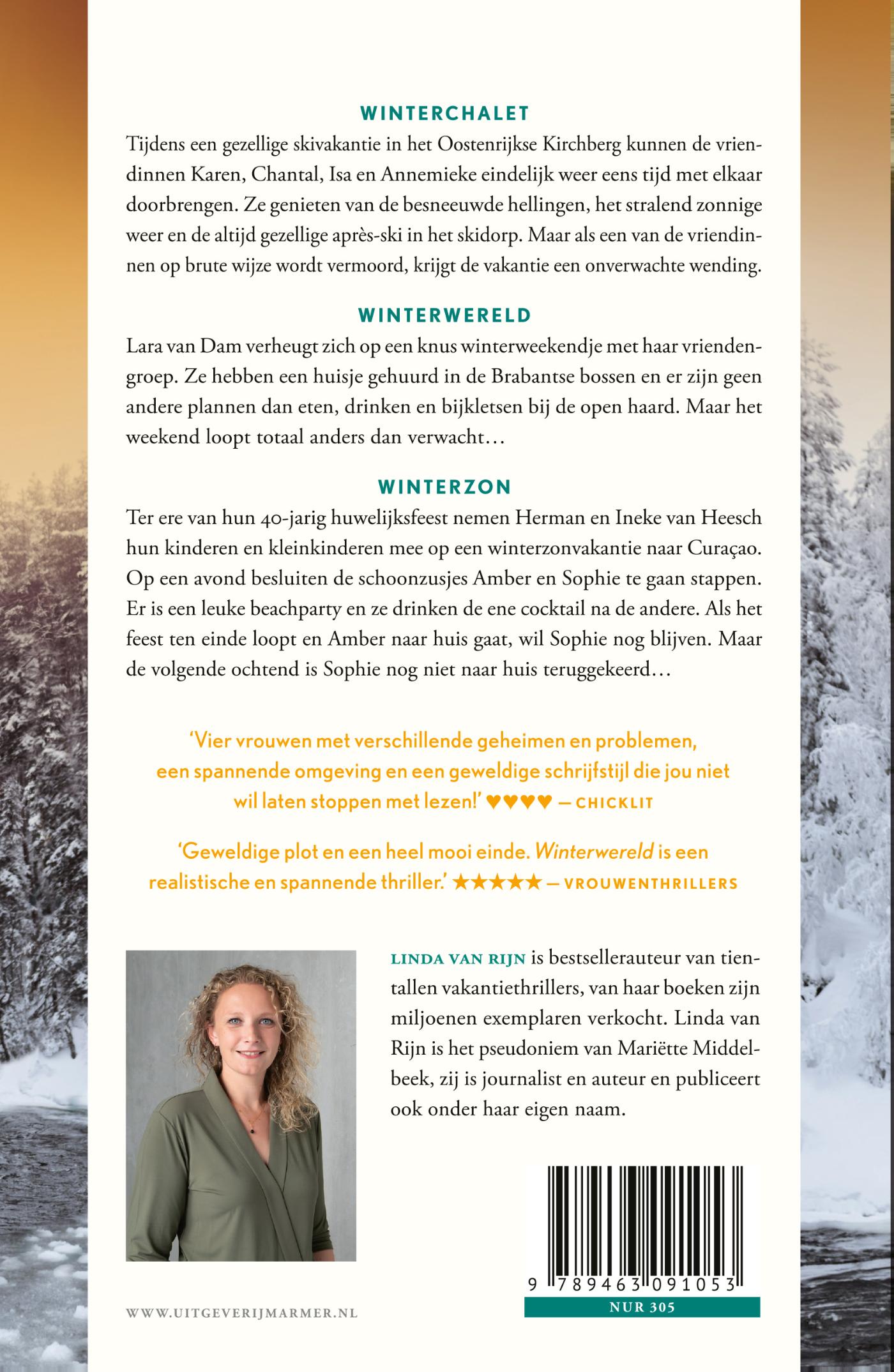 Achterkant van Winterchalet, Winterwereld en Winterzon