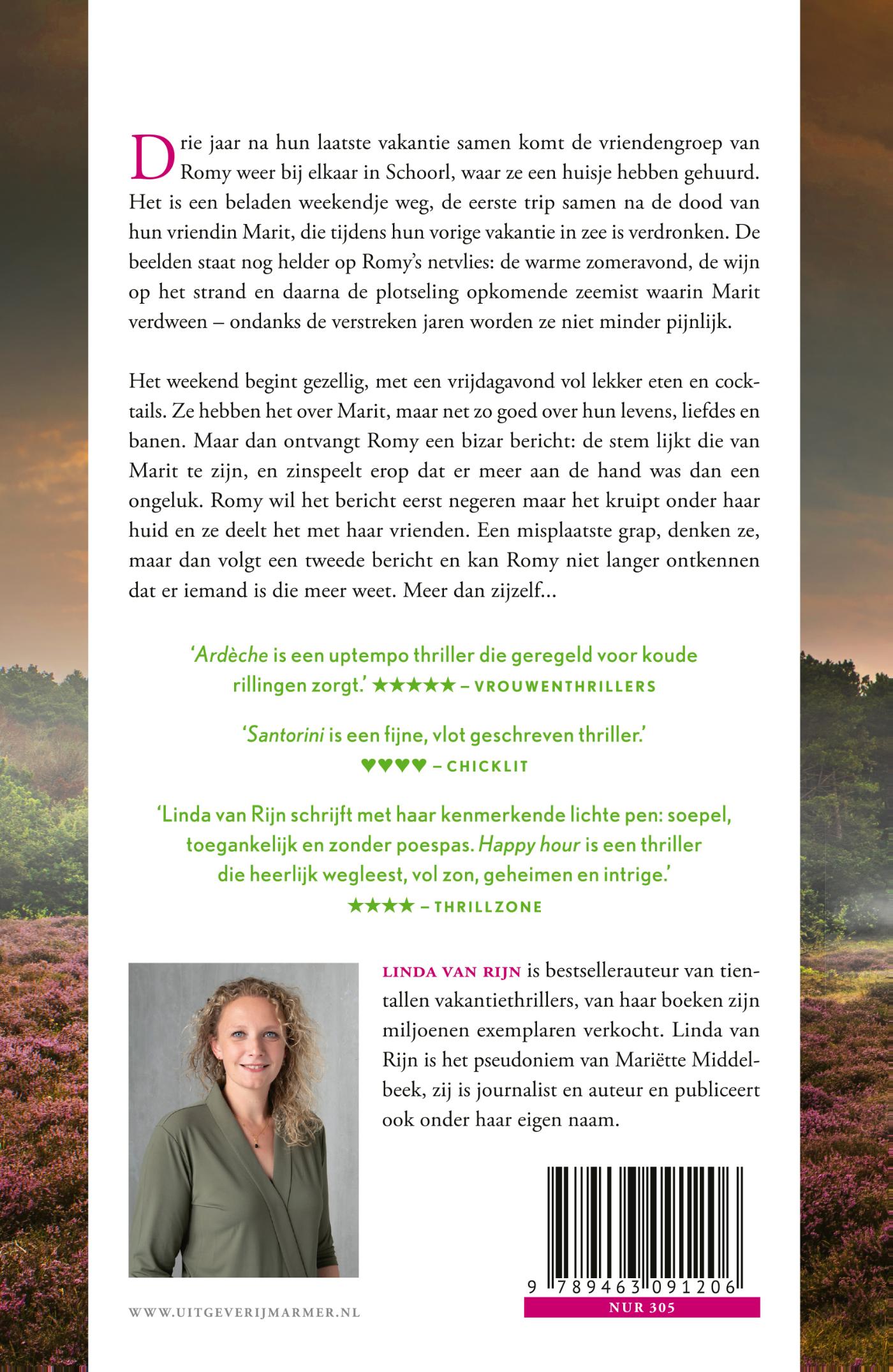Achterkant van Weekendje weg