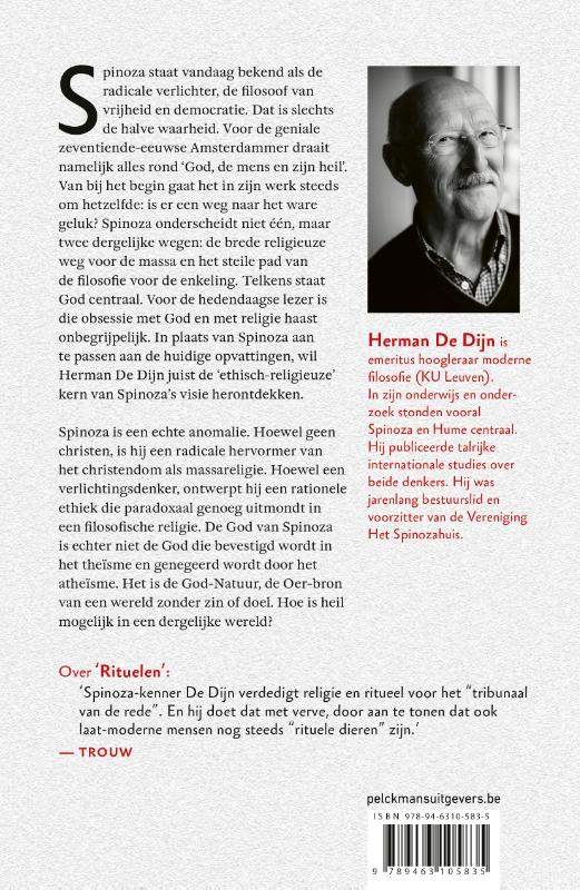 Achterkant van De andere Spinoza