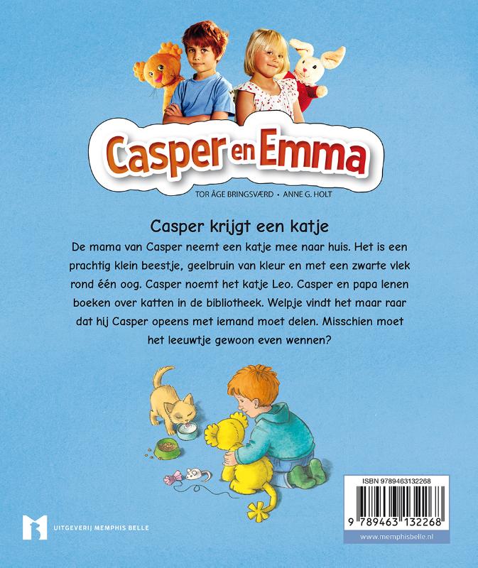 Achterkant van Casper krijgt een katje