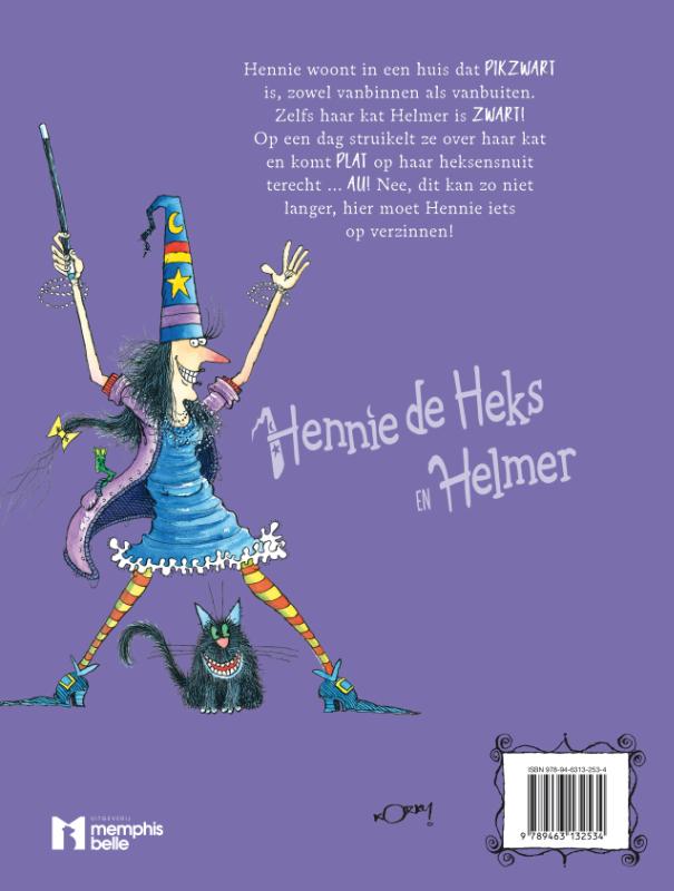 Achterkant van Hennie de Heks