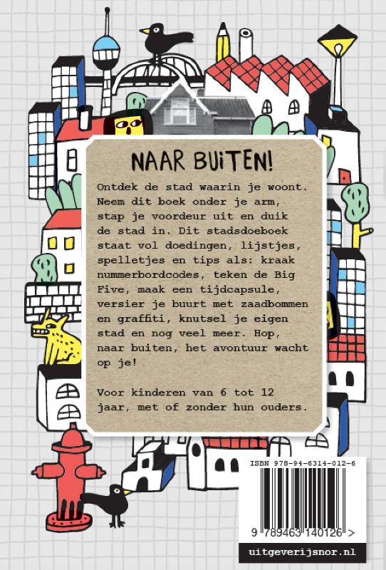 Achterkant van Ontdek je stad