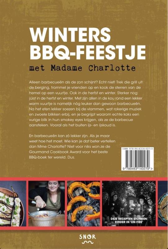 Achterkant van Het winter BBQ-boek