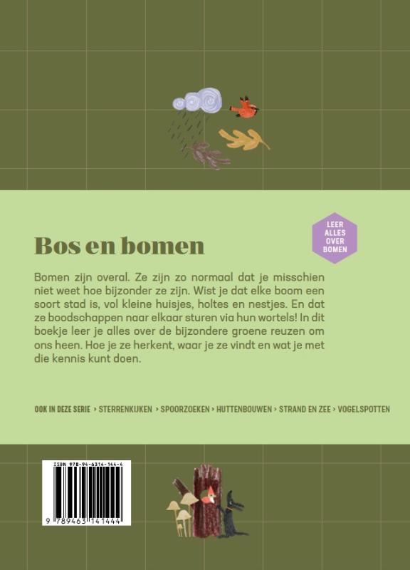 Achterkant van Bos & Bomen