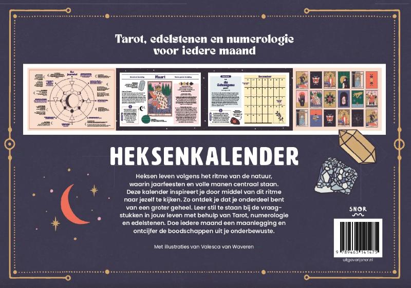 Achterkant van Heksenkalender