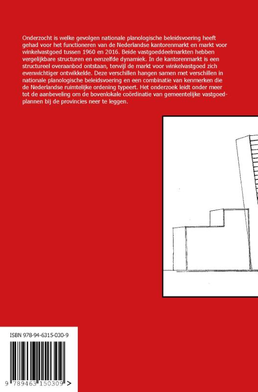 Achterkant van Nationale planologische beleidsvoering en het functioneren van vastgoedmarkten