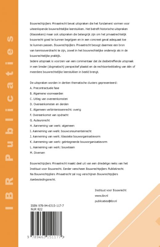 Achterkant van Bouwrechtpijlers Privaatrecht