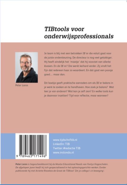 Achterkant van Zoek de balans in je werk