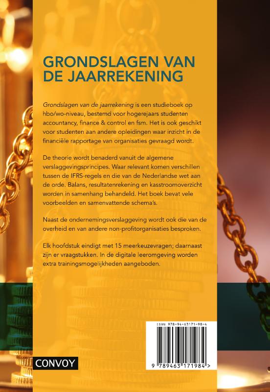 Achterkant van Grondslagen van de jaarrekening