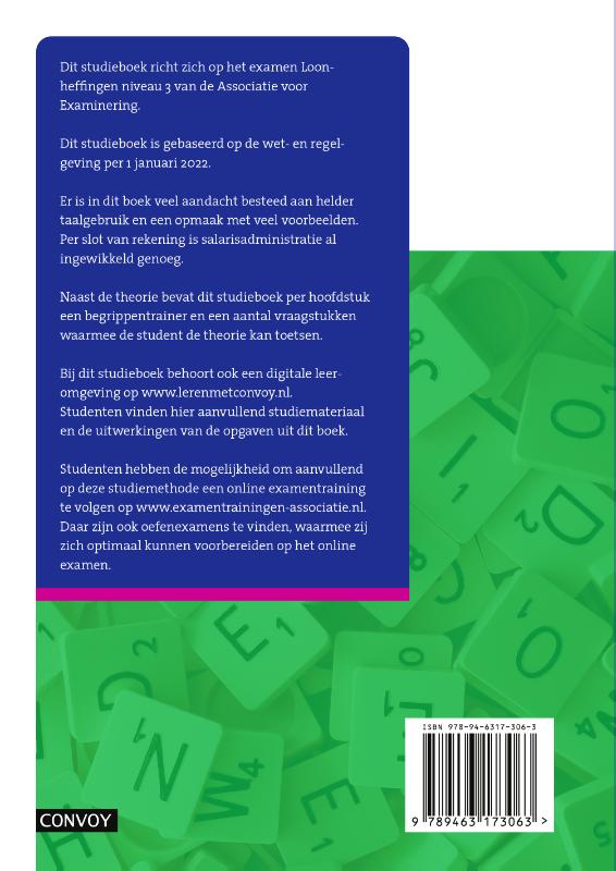 Achterkant van Theorie-/opgavenboek