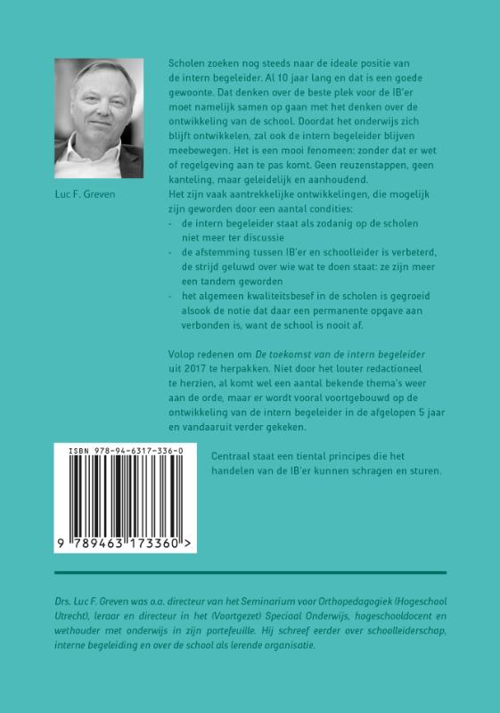 Achterkant van De 10 principes van de intern begeleider