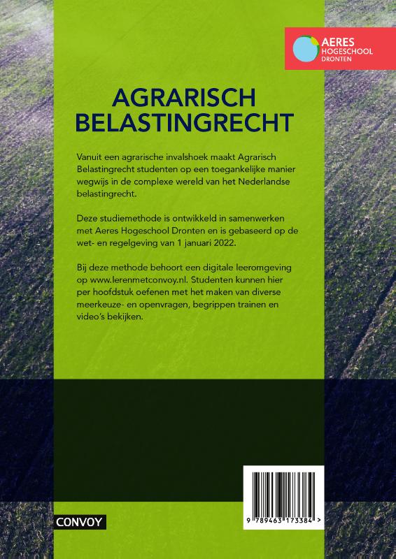 Achterkant van Agrarisch Belastingrecht