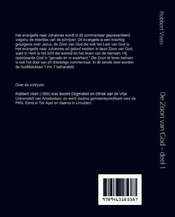Achterkant van De Zoon van God - deel 1