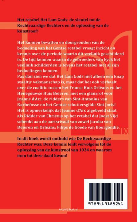 Achterkant van Lam Gods, geef ons de Rechtvaardige Rechters