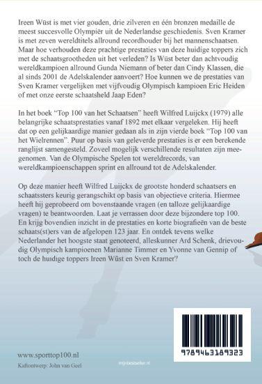 Achterkant van Top 100 van het Schaatsen