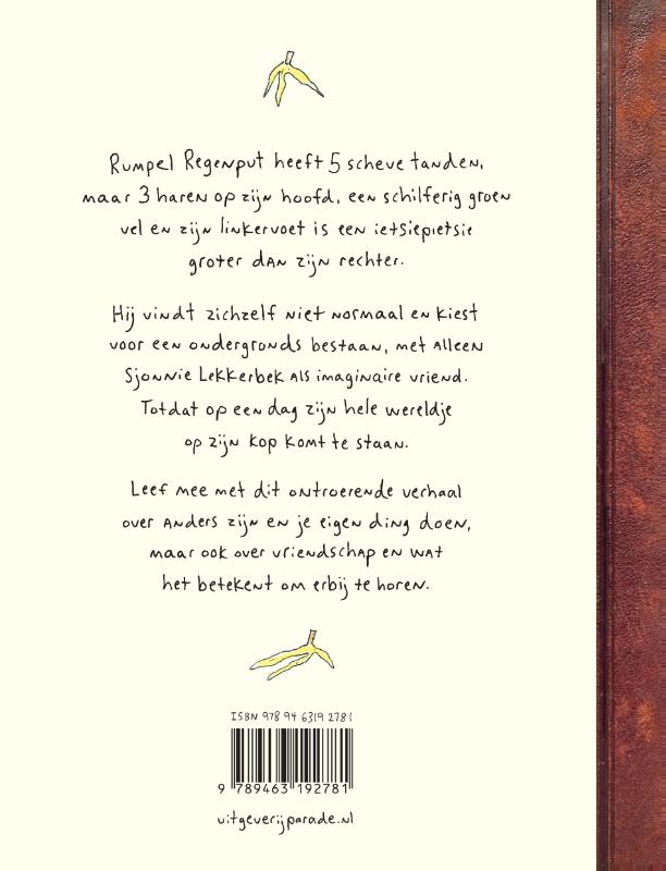Achterkant van Rumpel Regenput