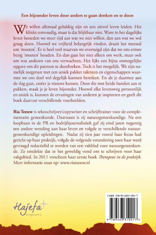 Achterkant van Leef je zelf
