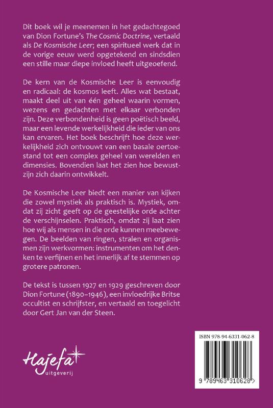 Achterkant van De Kosmische Leer