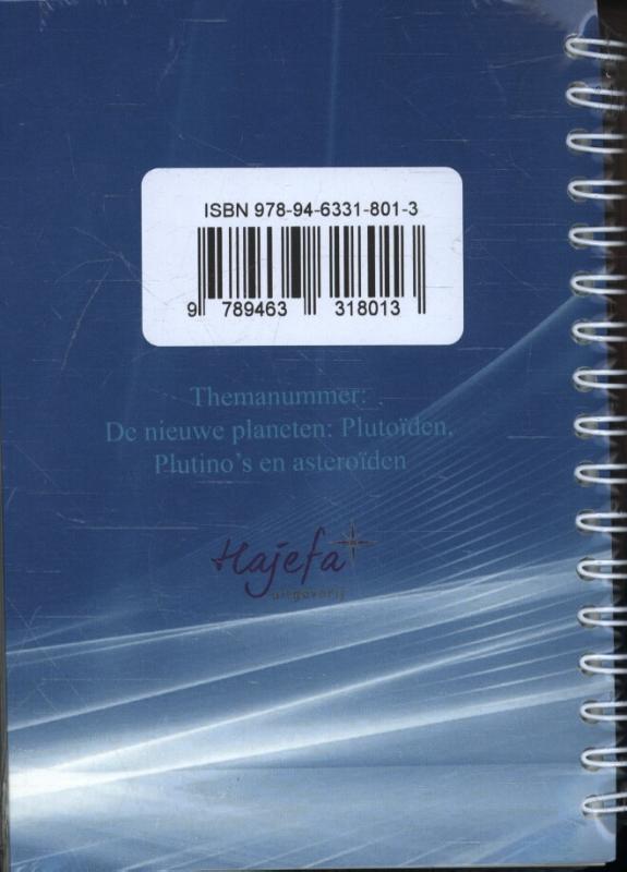 Achterkant van Astrologische agenda 2017