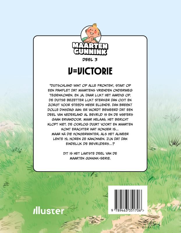 Achterkant van V = Victorie