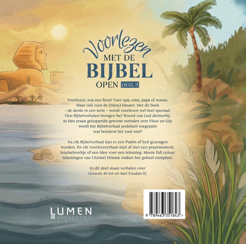 Achterkant van Voorlezen met de Bijbel open - deel 3