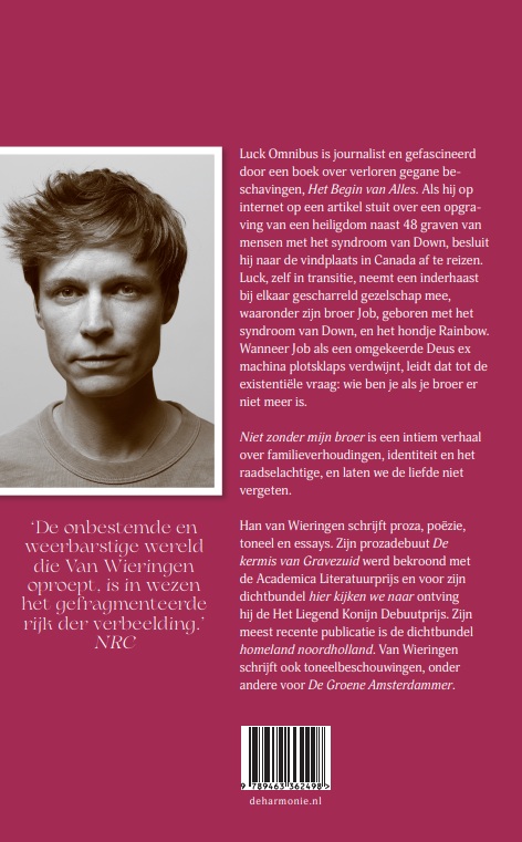 Achterkant van Niet zonder mijn broer