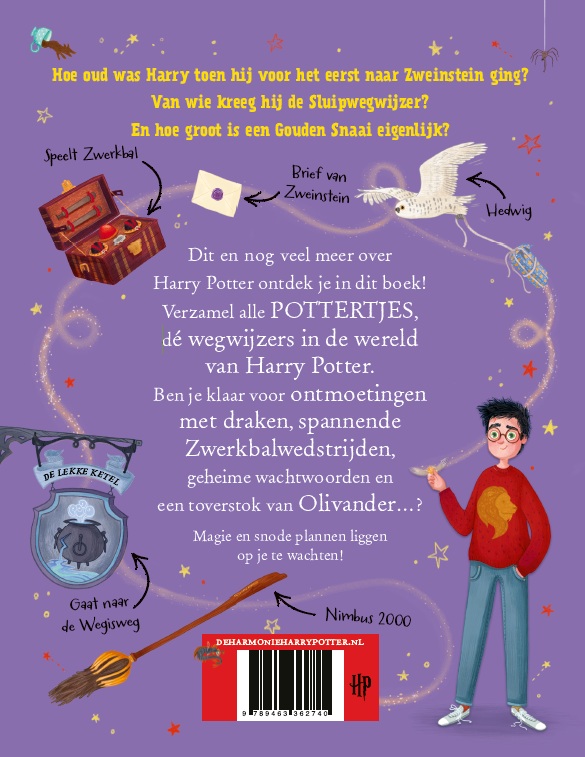 Achterkant van Pottertjes - Harry Potter