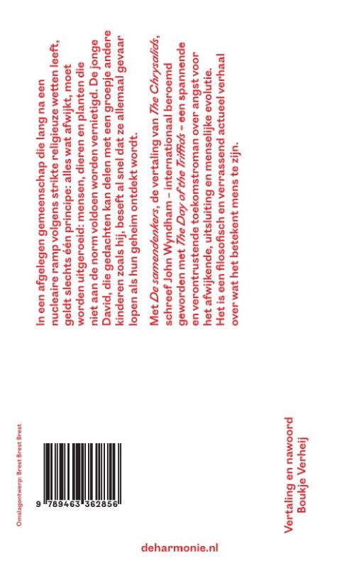 Achterkant van De samendenkers