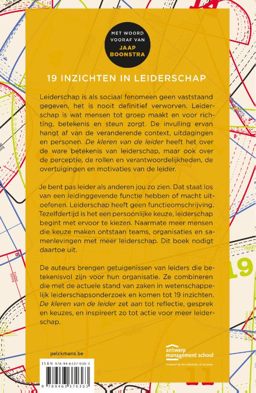 Achterkant van De kleren van de leider