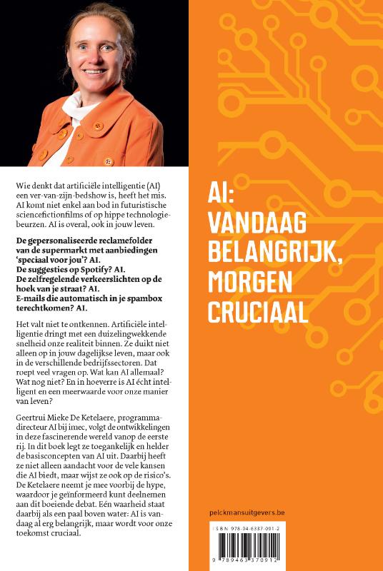 Achterkant van Mens versus machine