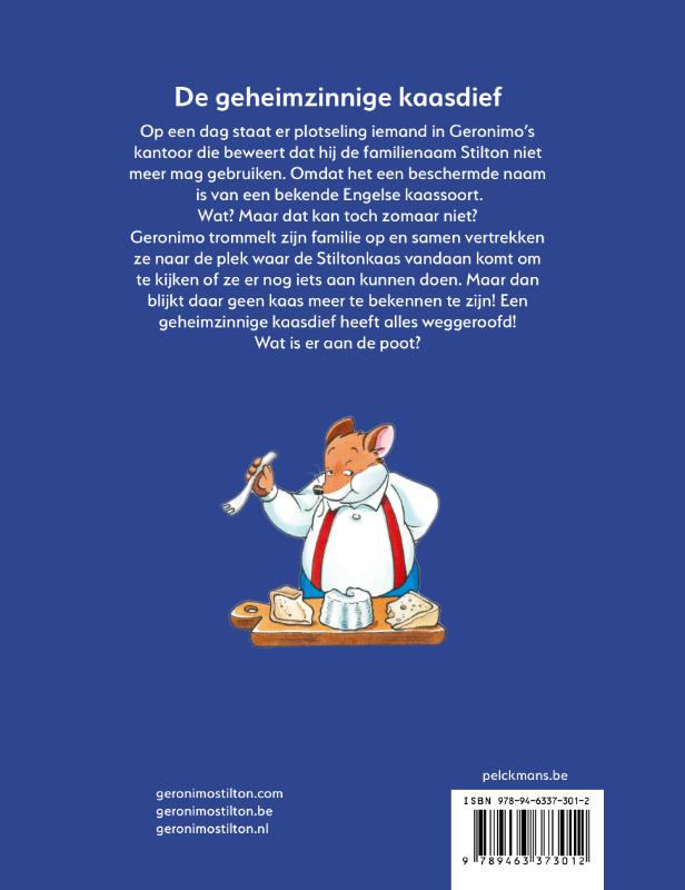 Achterkant van De geheimzinnige kaasdief