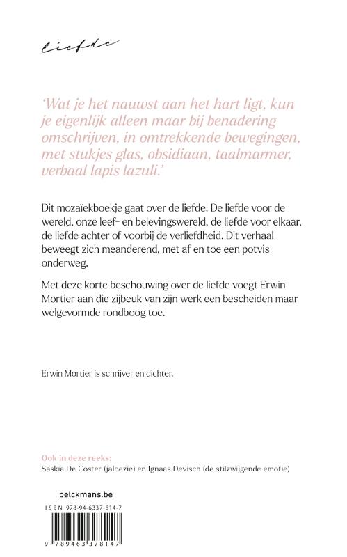 Achterkant van Een kleine filosofie van grote emoties: Liefde
