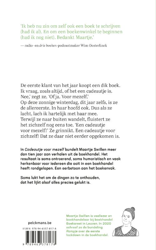 Achterkant van Cadeautje voor mezelf uit de boekhandel