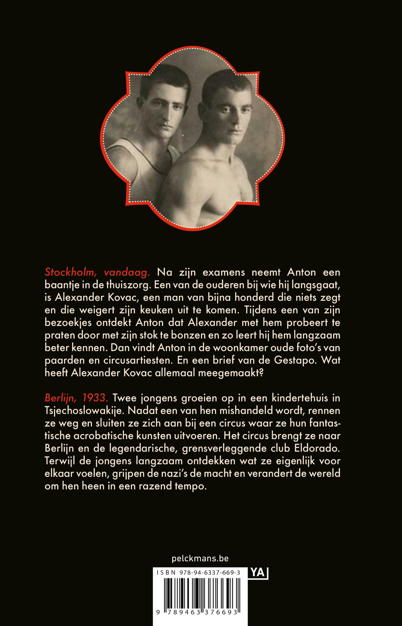 Achterkant van De paardenjongens