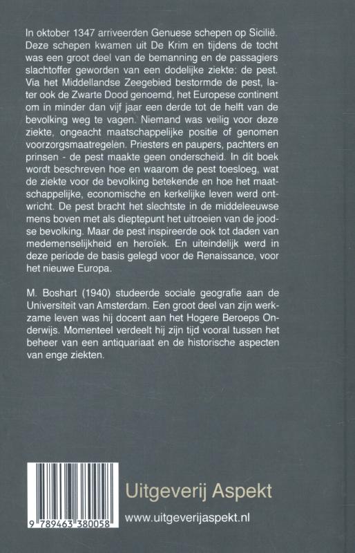 Achterkant van De pest in Europa 1347 - 1352