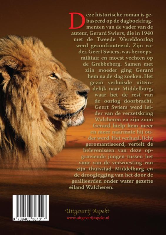 Achterkant van Tussen vuur en water